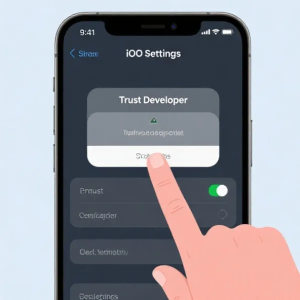 iOS安装步骤示意图